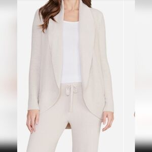 NWT Barefoot Dreams Cozy Chic Lite Circle Cardigan, Stone.